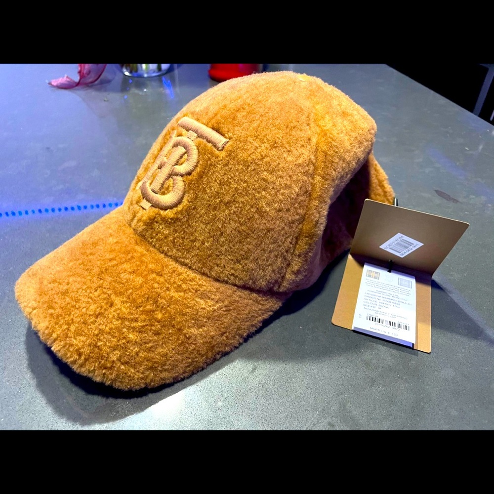 Burberry authentic rabbit fur